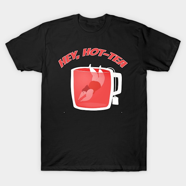 Red cup of tea T-Shirt by Storeology